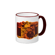 retro camera mug
