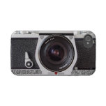 Retro Camera With Scroll On Chrome iPhone 4 Tough casemate cases