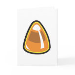 retro candy corn greeting card