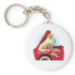 Retro Car and Model keychains