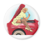 Retro Car and Model magnets