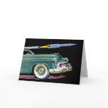 Retro Car & Rocket Birthday cards