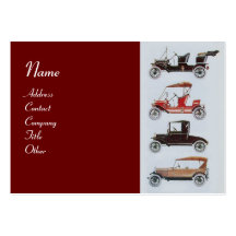RETRO CARS 2- Auto repair automotive Business Card Template
