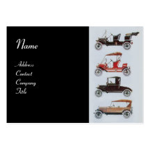RETRO CARS 2- Auto repairs, automotive Business Cards