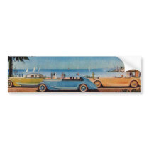 RETRO CARS - Auto repair automotive Bumper Sticker