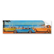 RETRO CARS - Auto repair automotive Bumper Sticker