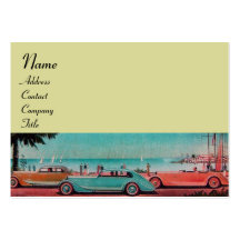 RETRO CARS - Auto repair automotive Business Card Template