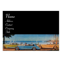 RETRO CARS - Auto repair automotive Business Cards