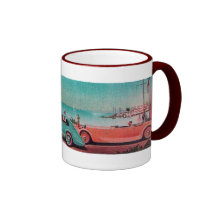 RETRO CARS COFFEE MUGS
