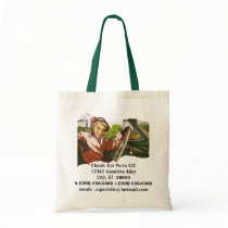 Retro Cars Road Trip Promo Advertising Tote Bags