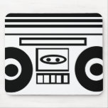 Retro-Cartoon BoomBox Mousepad