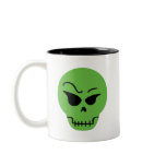 Retro Cartoon Skull mugs