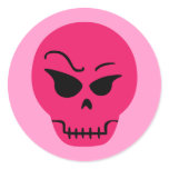 Retro Cartoon Skull stickers