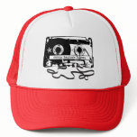 Retro Cassette tape from the 80s hats