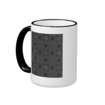 Retro Charcoal Black Coffee Mug