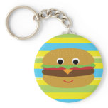 Retro Cheeseburger keychains