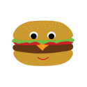 Retro Cheeseburger t-shirts