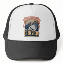 Retro Chicago Pigeon Trucker Hats