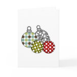 Retro Christmas Balls T-shirts and Gifts cards
