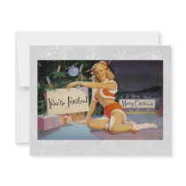 Retro Christmas Pin Up
