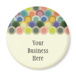 Retro Circles Magnet