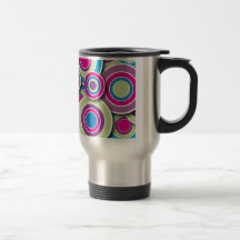 Retro Circles Mug