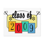 Retro Class of 2009 Post Cards