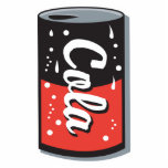 retro cola can design photo sculptures