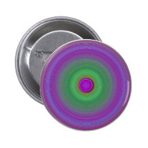Retro Coloured Vinyl Pinback Button