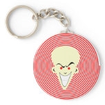 Retro comic-toon Hypnotizer guy. keychains