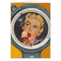 Retro Congratulations Weight Goal Achieved Card cards