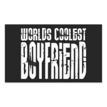 Retro Cool Boyfriends : Worlds Coolest Boyfriend Rectangle Sticker