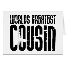 Retro Cool Cousins : World's Greatest Cousin Cards