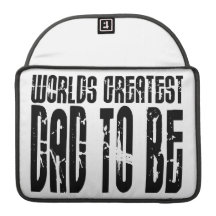 Retro Cool Dads to Be : World's Greatest Dad to be Sleeve For MacBooks