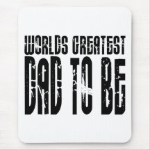 Retro Cool Dads to Be : World's Greatest Dad to be Mouse Mat