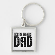 Retro Cool Dads : World's Greatest Dad Key Chains
