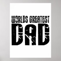 Retro Cool Dads : World's Greatest Dad Posters