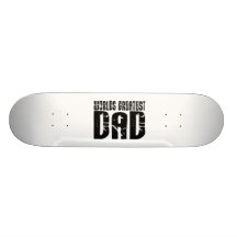 Retro Cool Dads : World's Greatest Dad Custom Skate Board