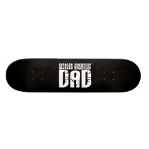 Retro Cool Dads : World's Greatest Dad Skate Board Deck