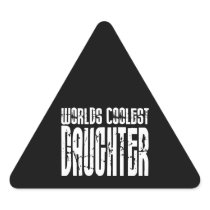 Retro Cool Daughters : Worlds Coolest Daughter Stickers