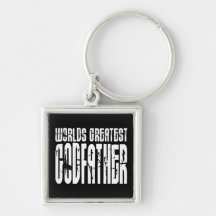 Retro Cool Godfathers : World's Greatest Godfather Keychains