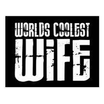 Retro Cool Wives : Worlds Coolest Wife Postcards