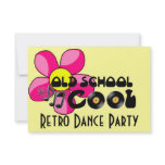 Retro Dance Party - Old School Cool Vinyl Records invitations