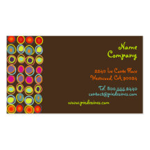 Retro design business cards