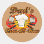 Retro Diner, Dad's Bar-B-Que Stickers