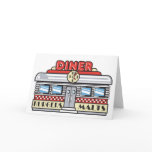 retro diner design cards
