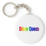 Retro Disco Queen 80s Keychain