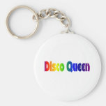 Retro Disco Queen 80s Keychain