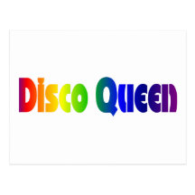 Retro Disco Queen Postcards