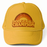 Retro Dodgeball Champion Trucker Hat